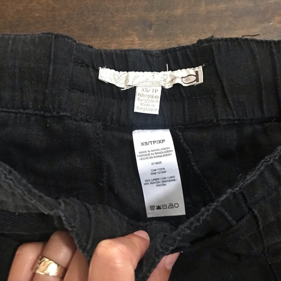 Linen black Dynamite short! Size XS - Picture 3 of 3